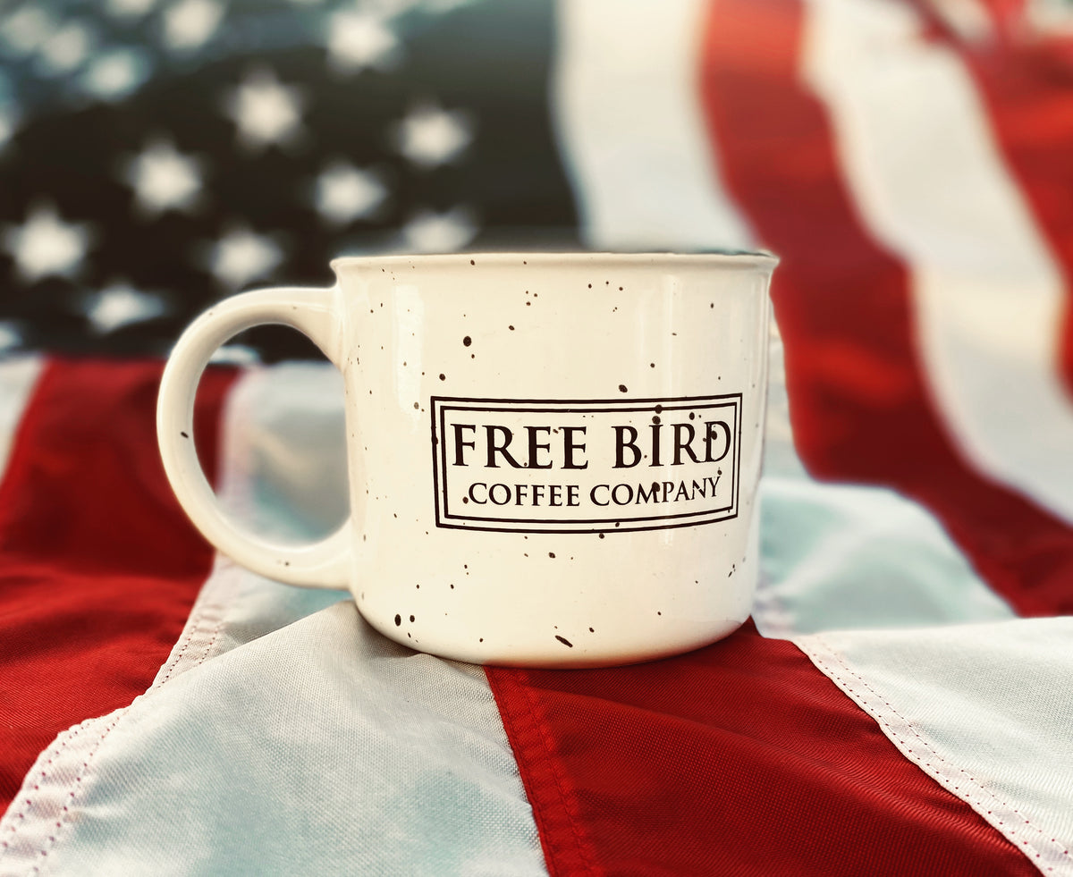 Alabama Enamel Mug – Free Bird Coffee Co.