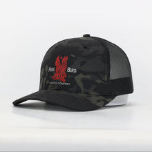 Load image into Gallery viewer, Black Multicam Trucker Hat
