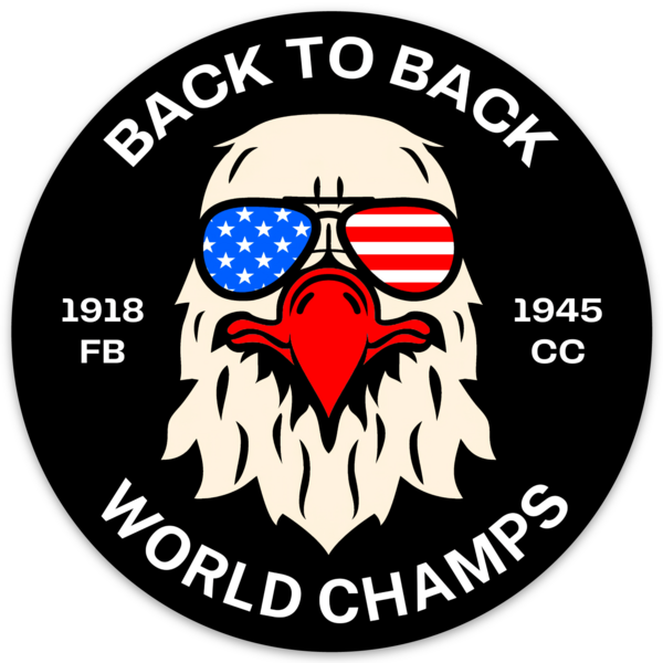 Back 2 Back World Champs Sticker