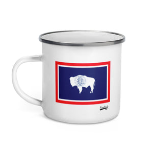 Wyoming Enamel Mug