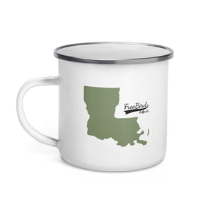 Louisiana 2 Enamel Mug