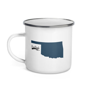 Oklahoma Enamel Mug