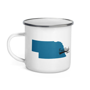 Nebraska Enamel Mug