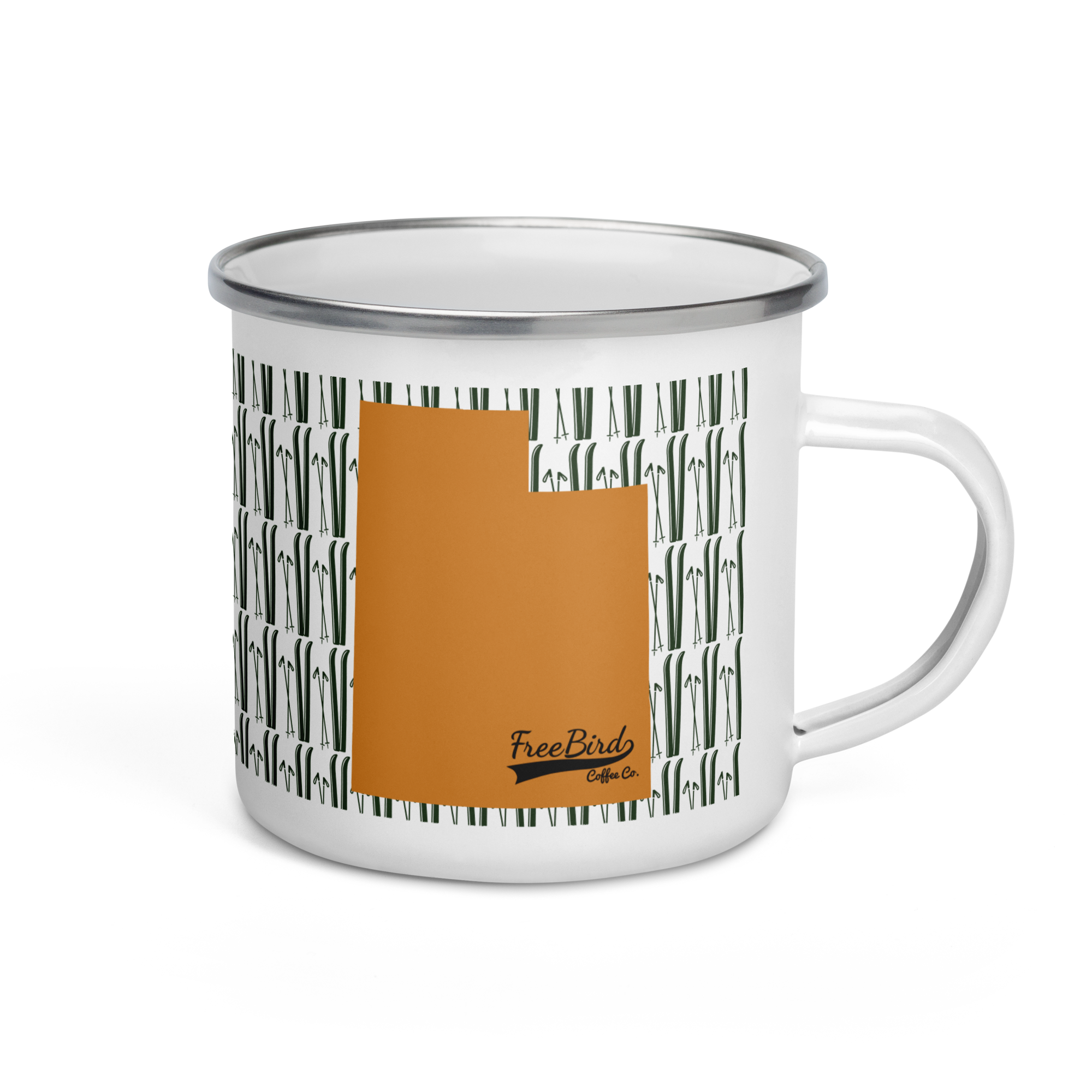 Alabama Enamel Mug – Free Bird Coffee Co.