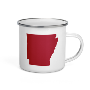 Arkansas Enamel Mug