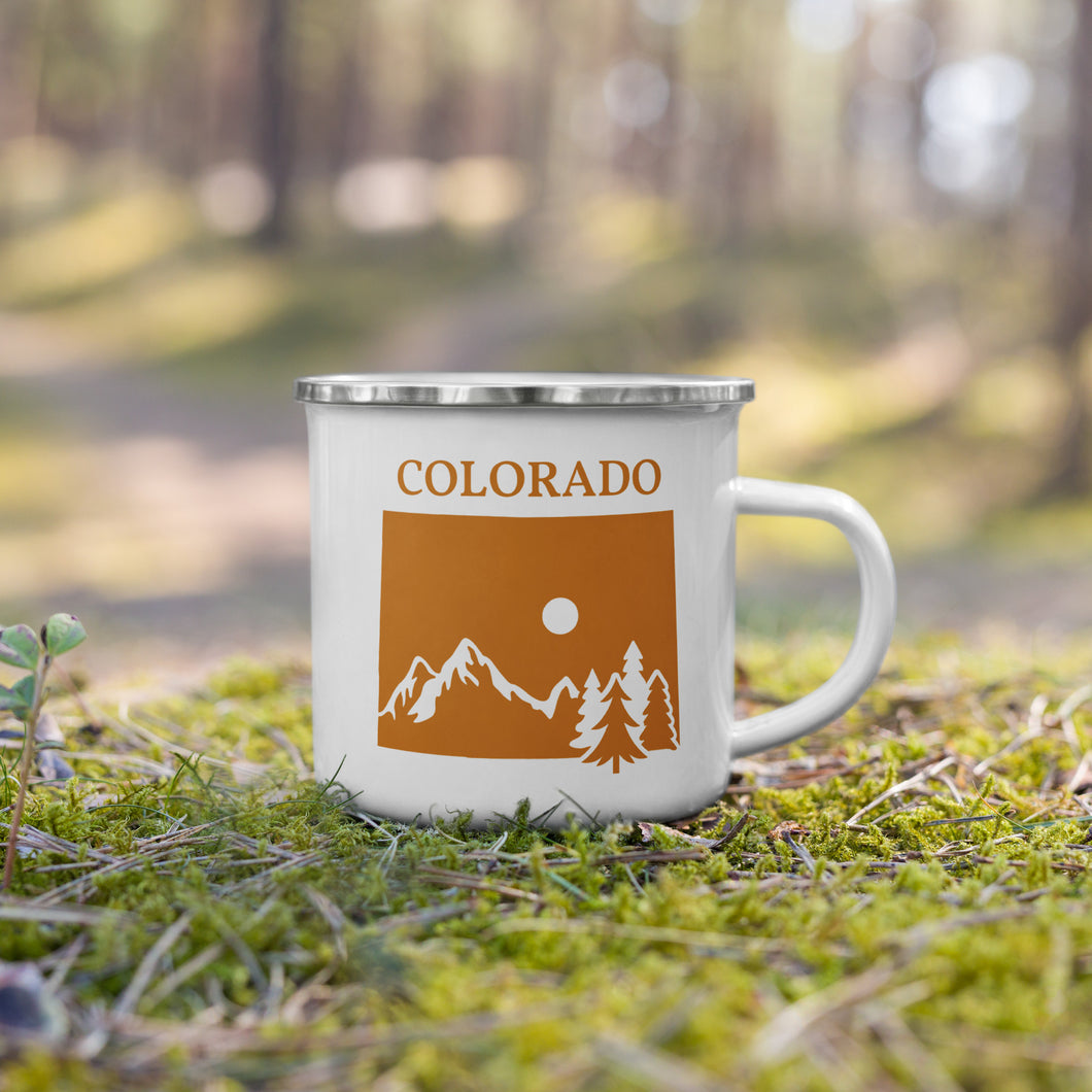 Colorado Enamel Mug