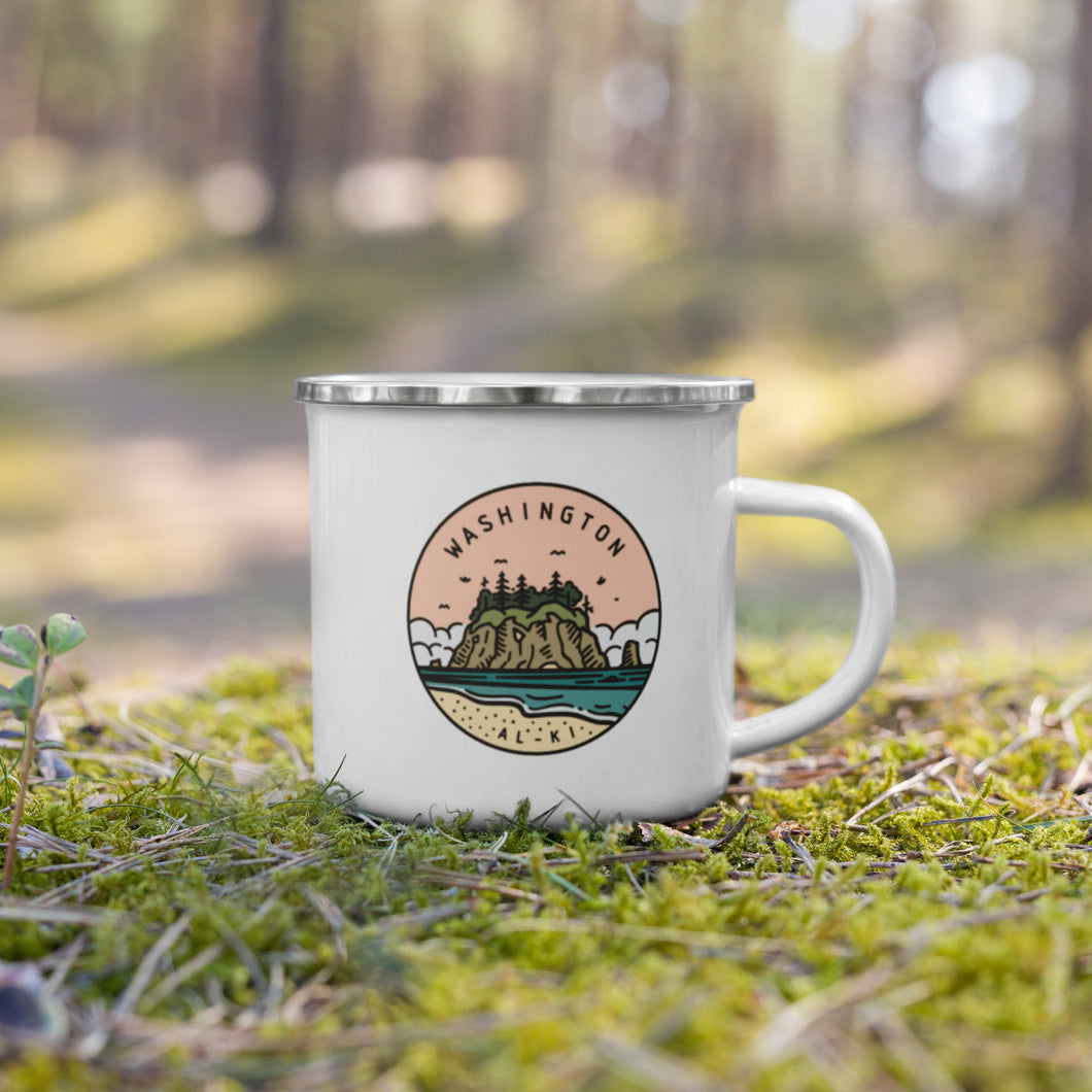 Washington Enamel Mug