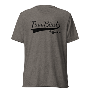 Free Bird Coffee Baseball Logo Tee