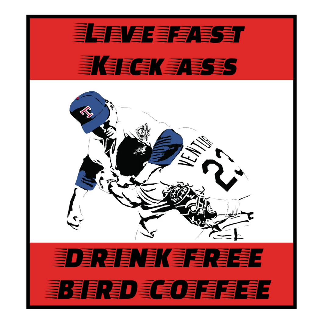 Free Bird Live Fast Kick Ass Sticker