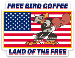 Free Bird Land of the Free Sticker